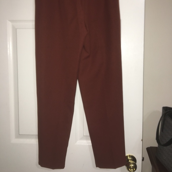 Straight Burnt Orange Pants - Picture 3 of 3